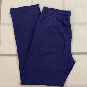 Blue Pull On Drawstring Pants. Women’s Size Large